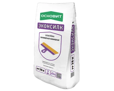 фото Полимерная шпаклевка ОСНОВИТ ЭКОНСИЛК PP38 W, 5 кг