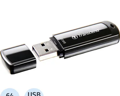 фото Флеш-память Transcend JetFlash 700, 64Gb, USB 3.1 G1, чер, TS64GJF700