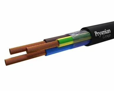 фото Провод ПВС 3х1.5 Ч ПЭТ-ПЛЕНКА (бухта) (м) РЭК-PRYSMIAN 2503040101