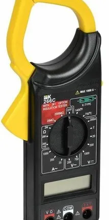 Фото №0 Клещи токоизмерительные Expert 266C IEK TCM-1C-266