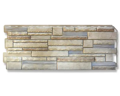 фото Фасадная панель (АП) "СКАЛИСТЫЙ КАМЕНЬ" Альпы КОМБИ 1160*450 мм (раб.размер 1100*420)