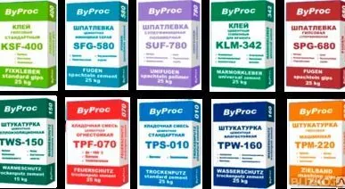 фото Плиточныя клея ByProc KLU-330