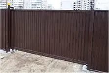 фото Откатные ворота Премиум 2х4,5м RAL 8017 - коричневый