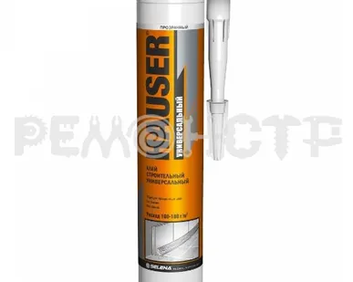 фото Клей жид/гв стр-унив 285гр. HAUSER (прозрачный) (12) (под заказ)