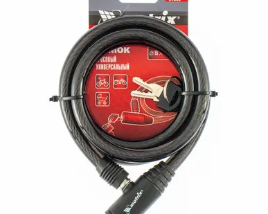 фото Замок тросовый универсальный, 10 х 1200 мм MATRIX 91833