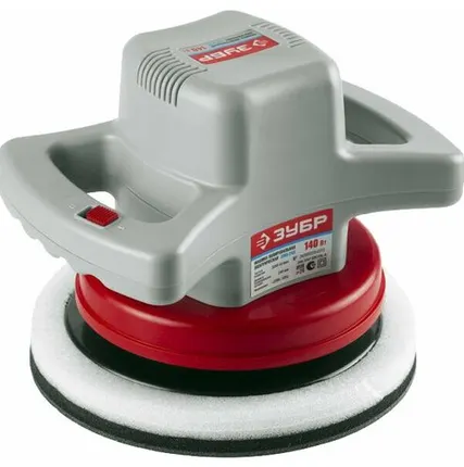 Фото №0 Полировальная машина ЗУБР ЗПМ-240, 140 Вт, коробка