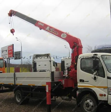 Фото №1 Аренда крана-манипулятора (КМУ) Hino 300, Томск