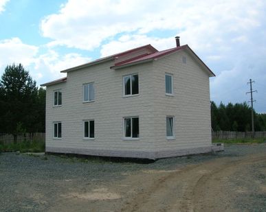 фото Дом из теплоблока
