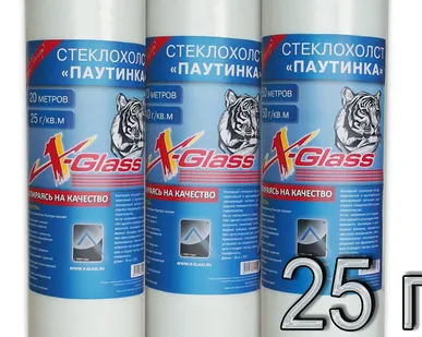 фото Стеклохолст (паутина) 25г/м2 50м2