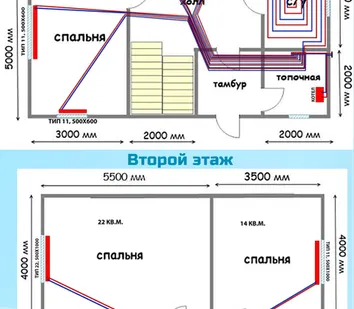 фото Монтаж систем отопления и теплого пола