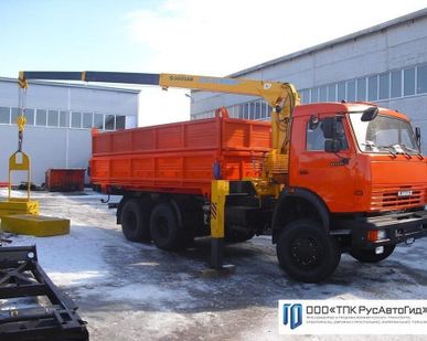 фото Самосвал КАМАЗ 65115 с КМУ Soosan