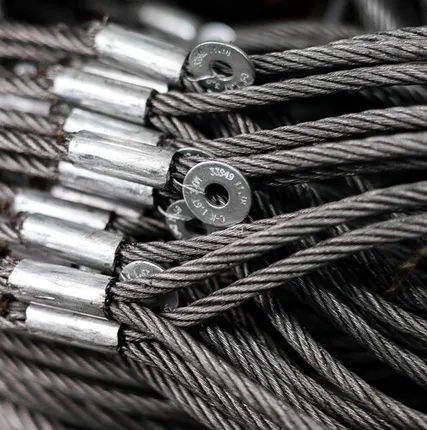 Фото №0 Стропы канатные, метод опрессовки