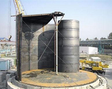фото Резервуар для нефтепродуктов РВС-200м3