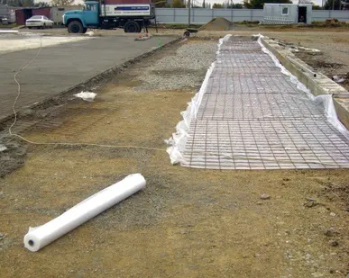 фото Устройство нового армированного бетонного пола