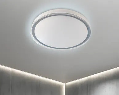 фото Светильник светодиодный Brilliant light круглый d 480*80, цвет серый/ белый