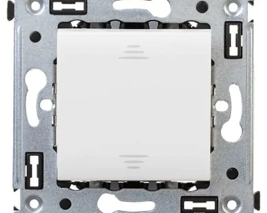 фото Выключатель 1-кл. 2мод. СП Avanti "Белое облако" 16А IP20 бел. DKC 4400103