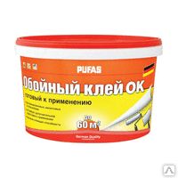 фото Клей ПУФАС для флизелиновых,виниловых и стеклообоев мороз. (10л=10кг)