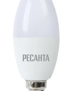 фото Лампа светодиодная РЕСАНТА LL-R-C37-7W-230-3K-E14
