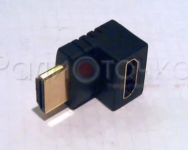 фото Переходник HDMI-HDMI Cablexpert 19F/19M, Gold