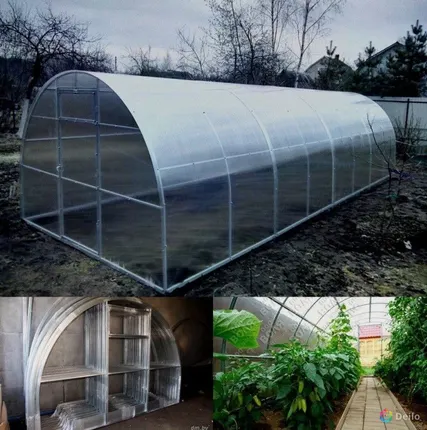 Фото №0 Заводская теплица из поликарбоната