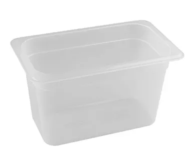 фото Гастроемкость 1/4 h=150 п/п прозрачная Рестола без крышки