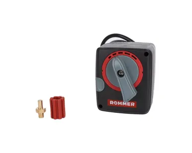 фото Электропривод регулирующего клапана 3-точечный 230 v 120s ROMMER поворотный