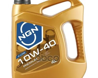 фото NGN 10W-40 Premium A-Line Sl/Cf 4Л (Полусинт. Мотор. Масло)