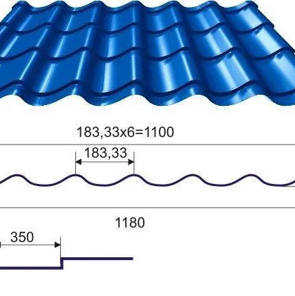 Фото №0 Металлочерепица Монтеррей