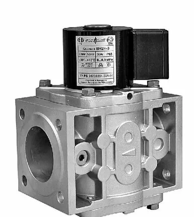 Фото №0 Клапан электромагнитный газовый отсечной с электромеханическим регулятором расхода ВН2М-1К