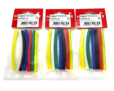 фото Набор термоусадочных трубок 7 цветов по 10см. RIPO Plus 6.0 / 3.0 (1 упк.)