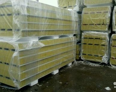 фото Сэндвич панели Кровельные Минвата 150 мм, 3 м