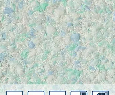 фото Жидкие обои Silk Plaster Premium / Премиум 806, Зелено-голубой