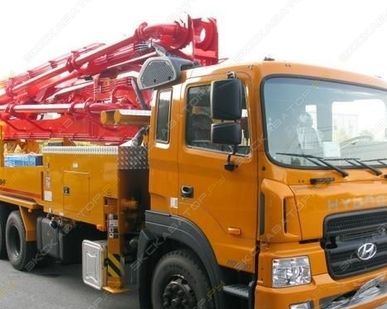 фото Аренда бетононасоса (автобетононасоса) Junjin JXZ 37-4.16HP, Челябинск
