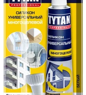 фото Герметик силик унив  85мл  (белый) TYTAN Professional (60) П '