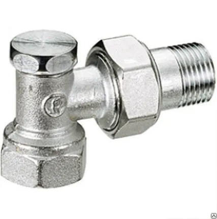 Фото №0 Клапан запорн R16D Ду15 угловой Giacomini