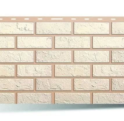 Фото №0 Цокольный сайдинг под Кирпич коллекция «Кирпич Белый"