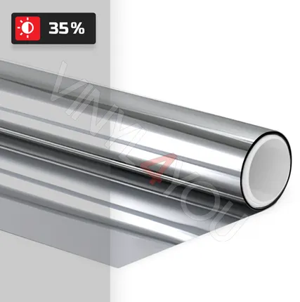 Фото №0 Зеркальная тонировочная пленка Scorpio Silver R35