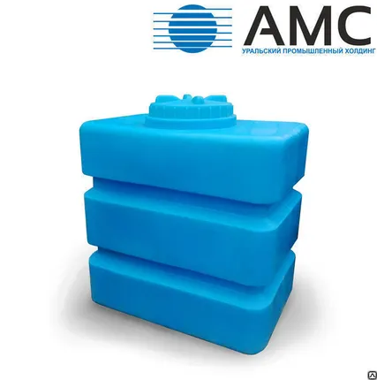 Фото №0 Бак пластиковый 1000 литров прямоугольный с крышкой