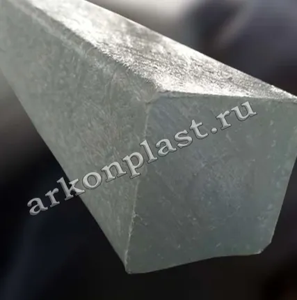 Фото №0  Брус из пластика 70х70х2400 светлый 