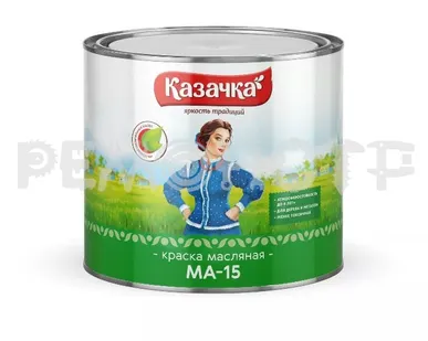 фото Краска МА-15  1,9кг синяя КАЗАЧКА (6/300) П