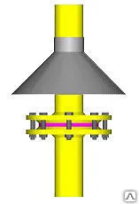 фото Зонт для изолирующего фланцевого соединения Ду 100-150