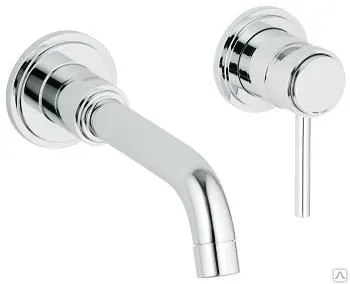 фото Grohe Atrio С 19287001 Смеситель на 2 отверстия, настенный Grohe