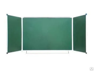 Фото №0 Доска школьная аудиторная 1х0.75, 1х1.5, 1х2, и др., зеленая(мел.), белая