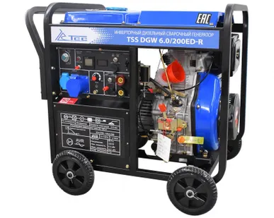 фото Инверторный дизельный сварочный генератор TSS DGW 6.0/200ED-R