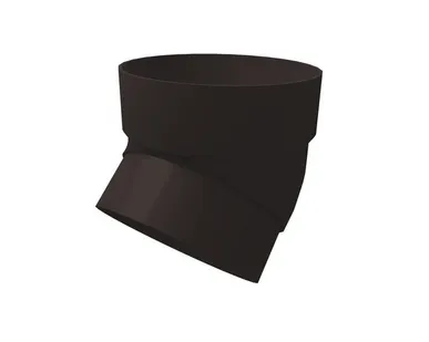 фото Колено трубы 45 град. ПВХ Grand Line коричневое (RR32)