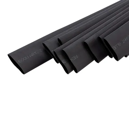 Фото №0 Трубка термоусаживаемая двухстенная клеевая 19.1/9.55мм (уп.10шт) по 1м черн. Rexant 26-2107