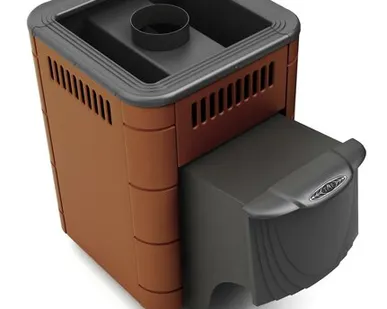 фото Печь для бани ТМФ Оса Carbon дверца антрацит терракота