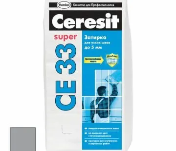 фото Затирка цементная Ceresit CE 33 Super Антрацит №13 2 кг