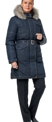 Фото №0 Куртка женская зимняя «Капитан» (темно-синяя)