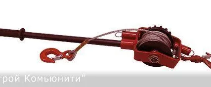 Фото №0 Лебедка ручная ЛР 0,63т. 6м